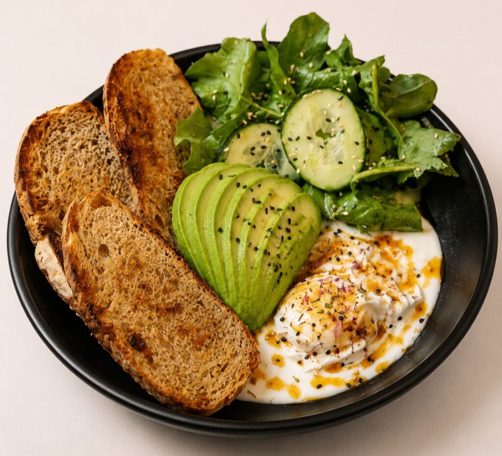Turkish Çılbır Eggs