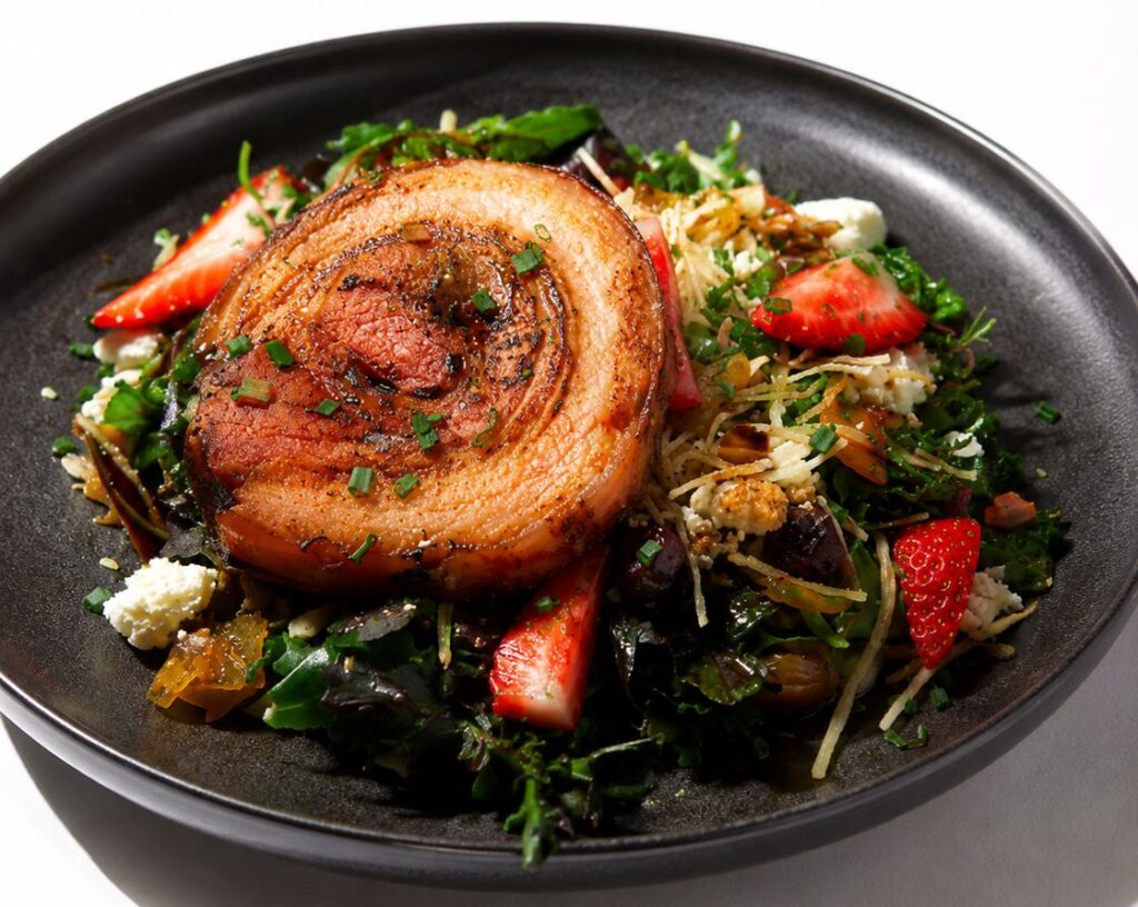 Crispy Porchetta Berry Bowl